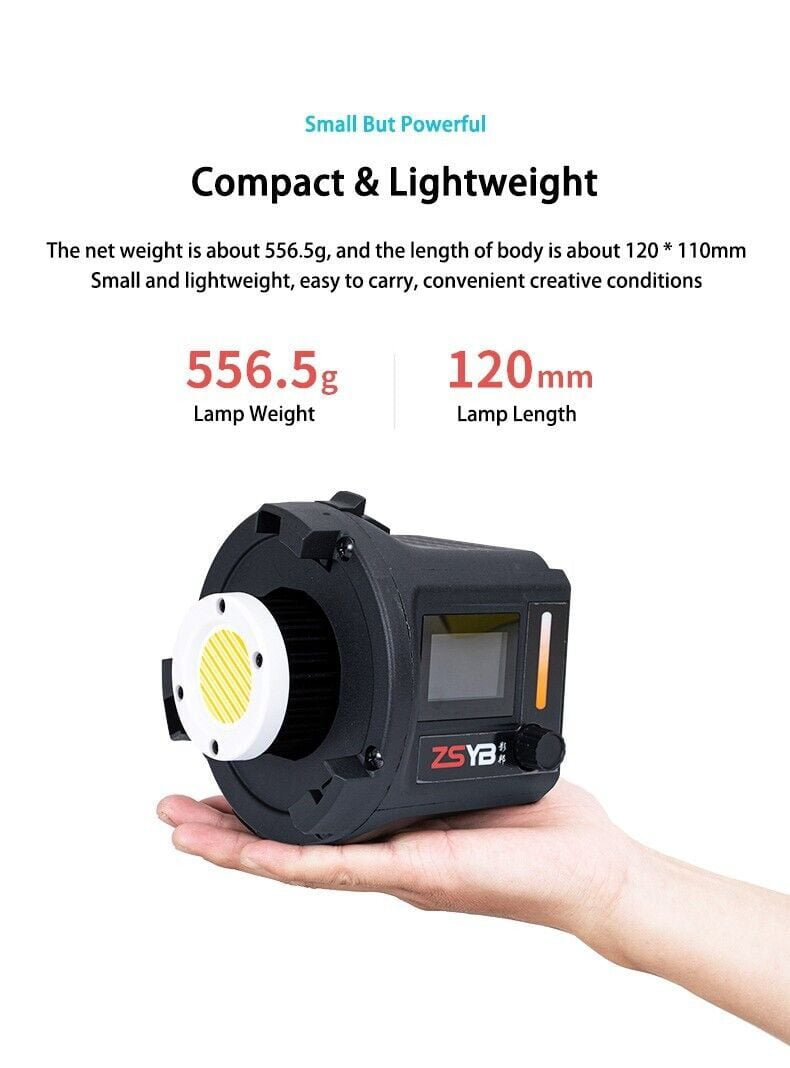 80W Handheld LED Video Light